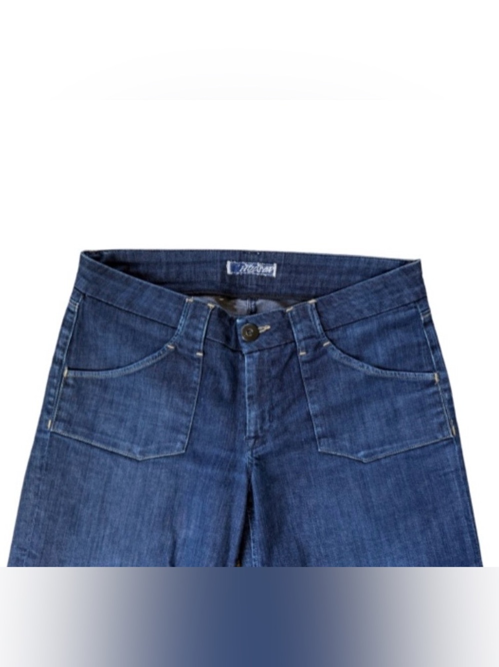 Hudson Jeans Women’s Cropped Wide Leg Denim Pants - Picture 3 of 7